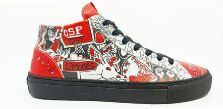 Uniqua Bellegarde Collab Limoges en Rouge et Noir Sportiello