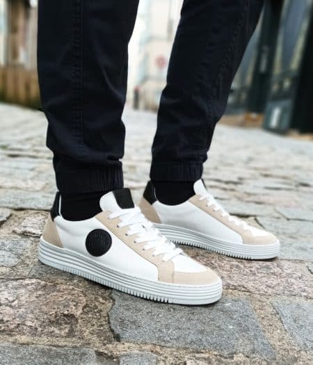 Orsay Blanc Noir Velours Beige