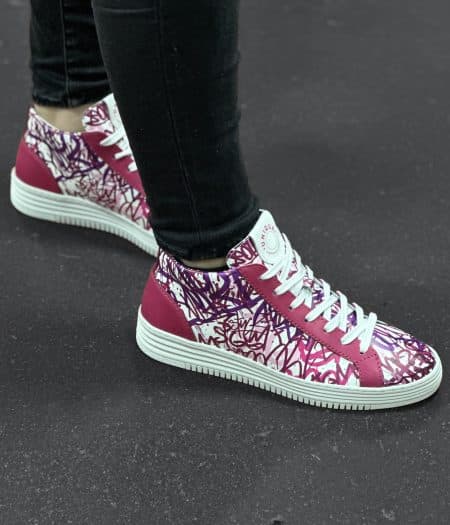 BELLEGARDE Multi Tag Fuschia Cuir Fuschia