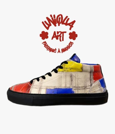 Basket Française Uniqua Art Mondrian Composition