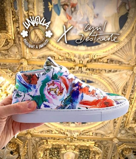 Basket en collaboration avec Cyril Destrade X UNIQUA - Modèle Elysées