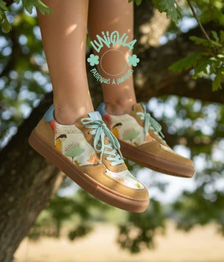 Basket Verdurier - Motif Oisy - Velours Naturel