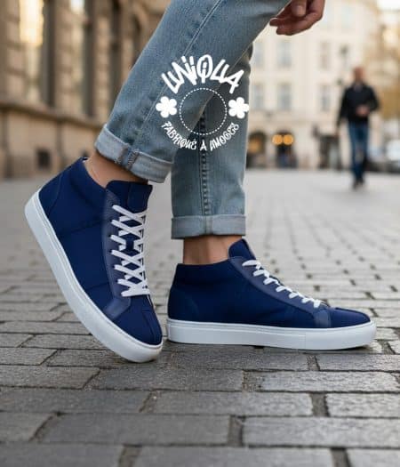 Basket bleu de travail
