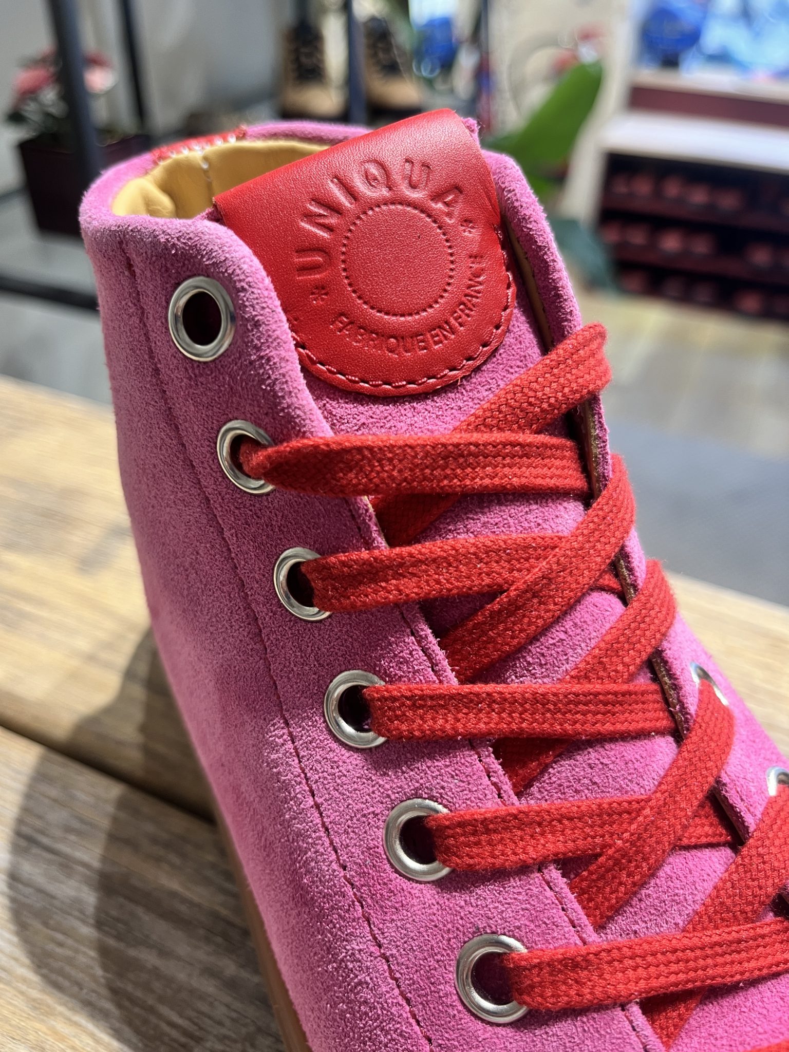Basket MARCEAU - Velours Rose – Image 2