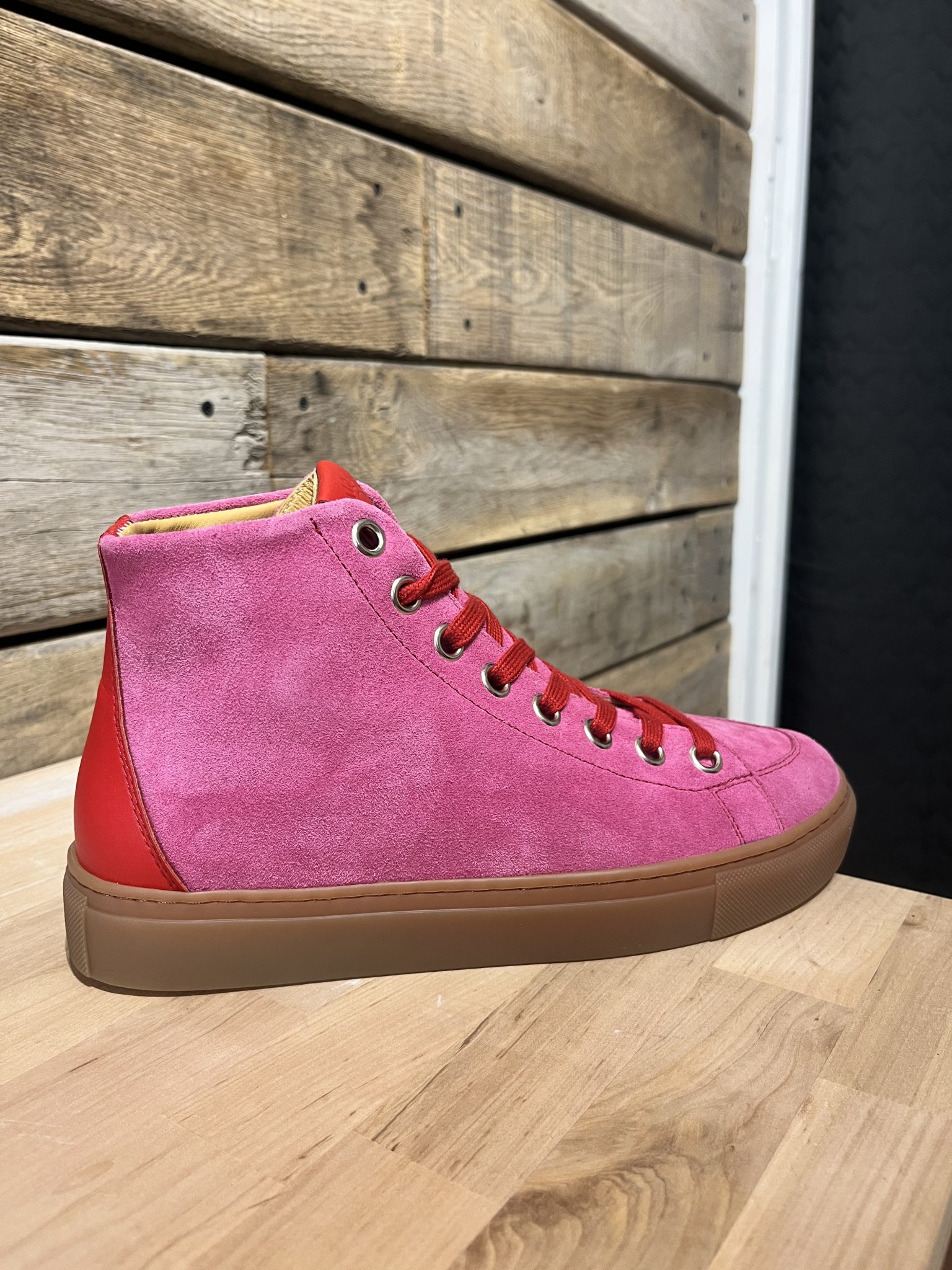 Basket MARCEAU - Velours Rose – Image 3