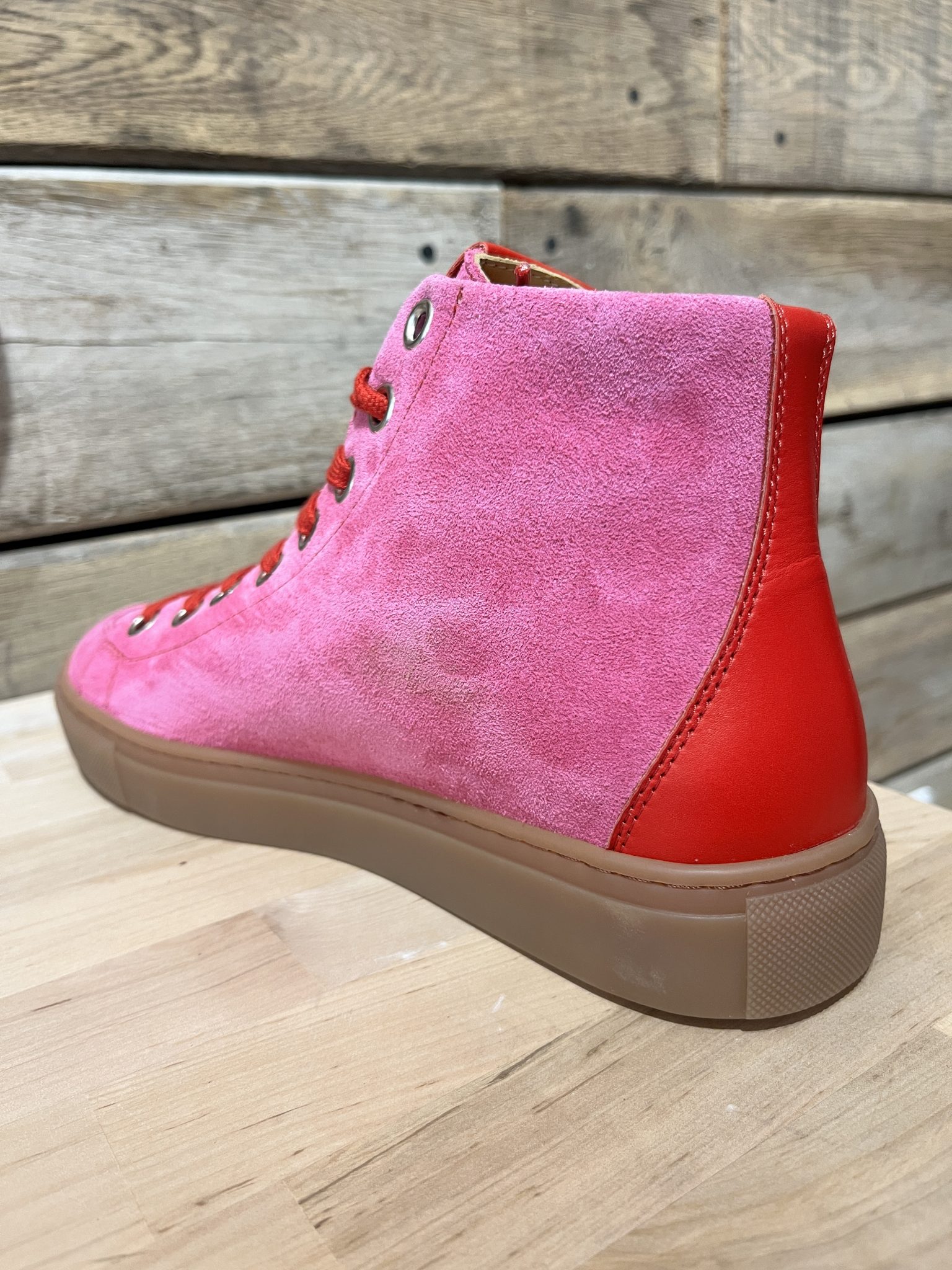 Basket MARCEAU - Velours Rose – Image 4