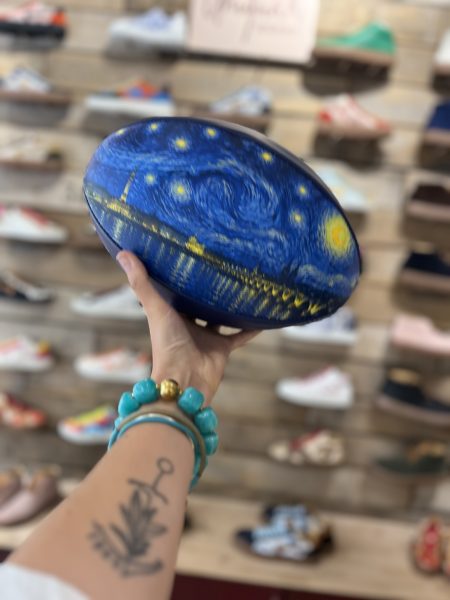 Ballon de rugby artisanal