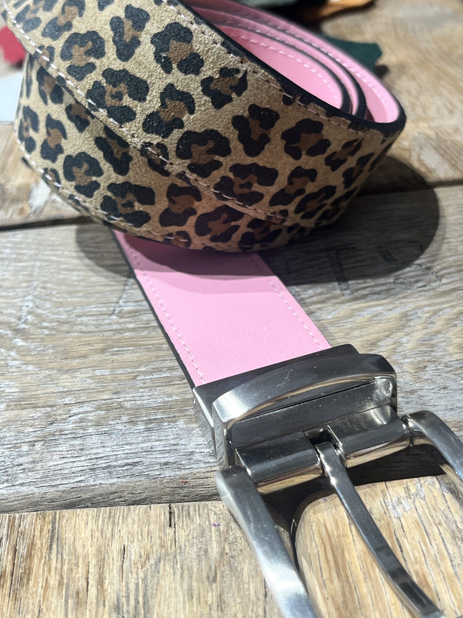 Ceinture Velours naturel Panthère – Image 3