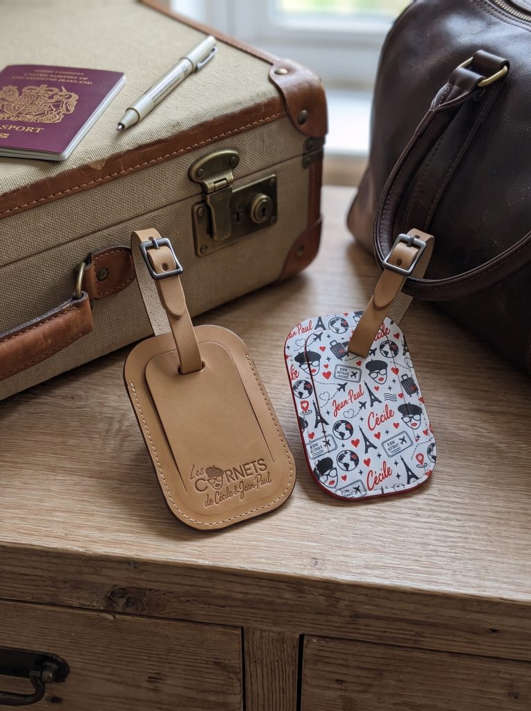 etiquette de bagage personnalisé